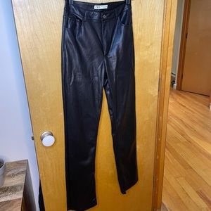 Zara Vegan leather pants